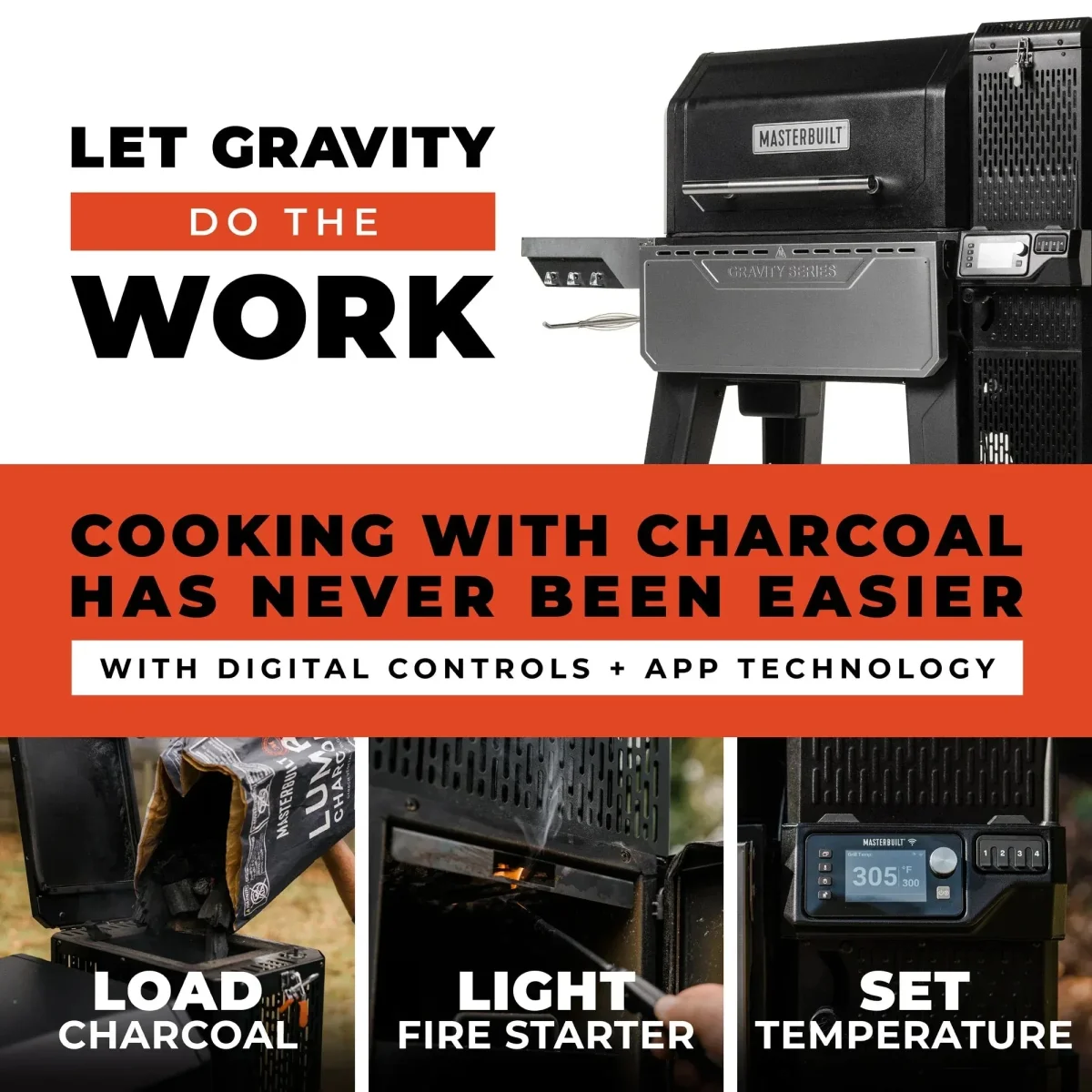 MB20041223 - Gravity Series XT Digital Charcoal Grill + Smoker – Image 6